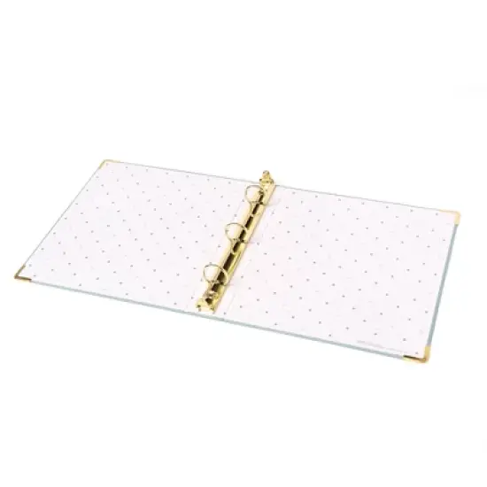 Russell+Hazel Mini Bookcloth 3 Ring Binder Dew image {4}