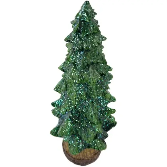 Northlight Glittered Pine Tree Christmas Decoration - 9.5" image {5}