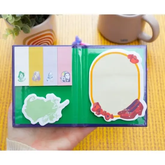 Silver Buffalo The Wizard of Oz Emerald City Yellow Brick Road Sticky Note and Tab Box Set image {5}