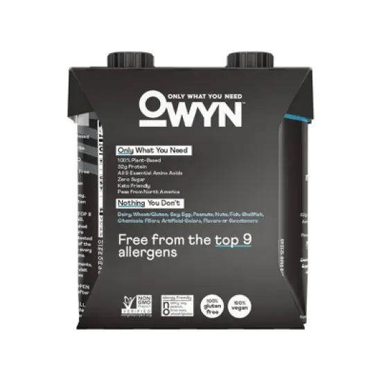 OWYN Pro Elite 32g Dairy Free Protein Shake - Vanilla - 4ct image {1}