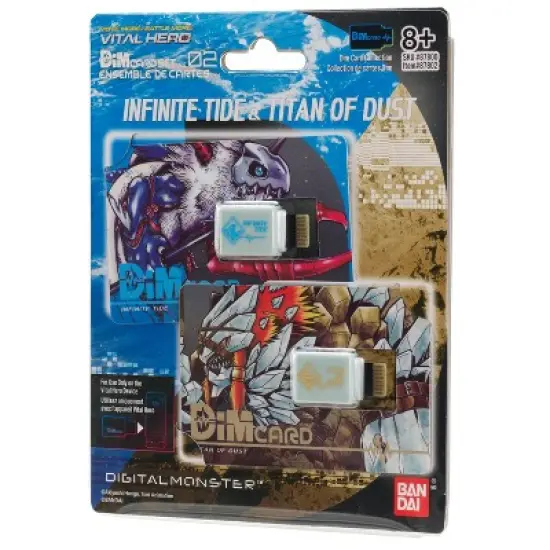 Digimon Vital Hero DIM Card - Infinite Tide & Titan of Dust image {1}