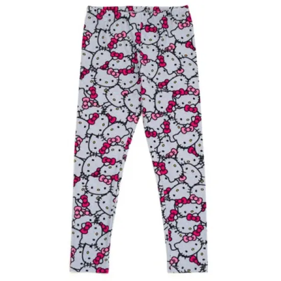 Hello Kitty Girls Pullover FleeceHoodie and Leggings Outfit Set Toddler to Big Kid image {2}