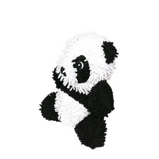 Mighty Microfiber Ball Panda Dog Toy - M image {1}
