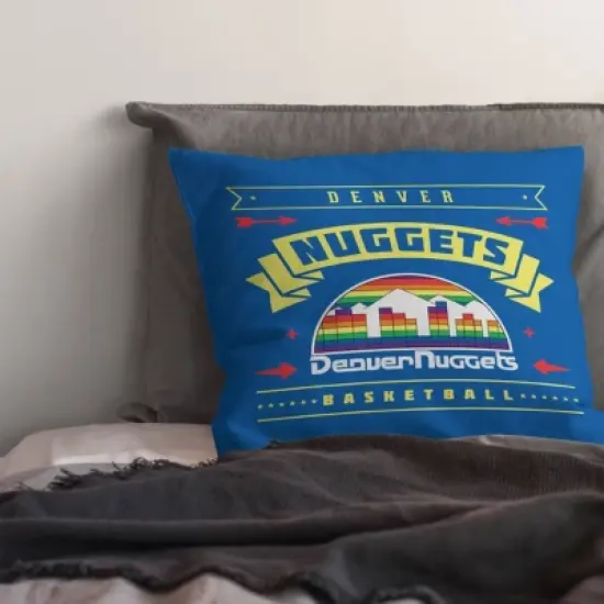 NBA Denver Nuggets Hardwood Classics Printed Throw Pillow image {2}