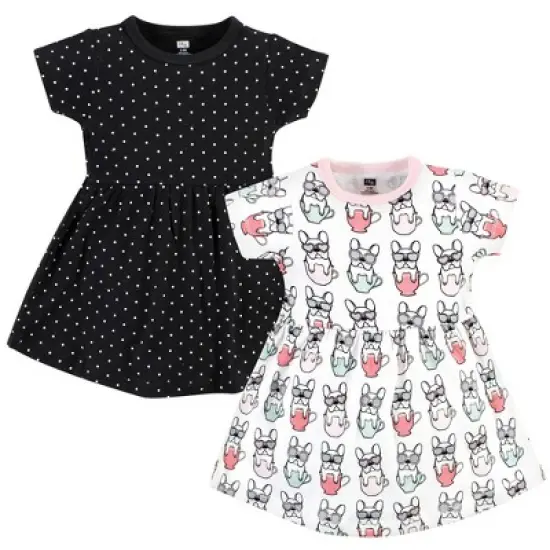 Hudson Baby Baby Girls Cotton Dresses, Bonjour image {4}