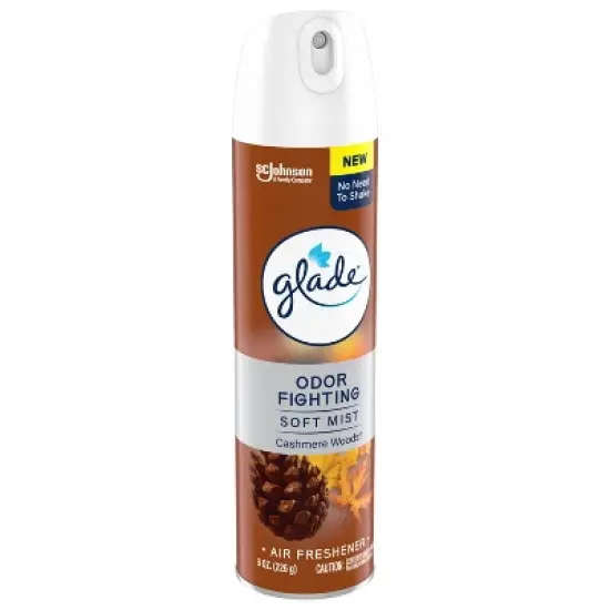 Glade Compressed Gas Aerosol Air Freshener - Cashmere Woods - 8oz image {12}