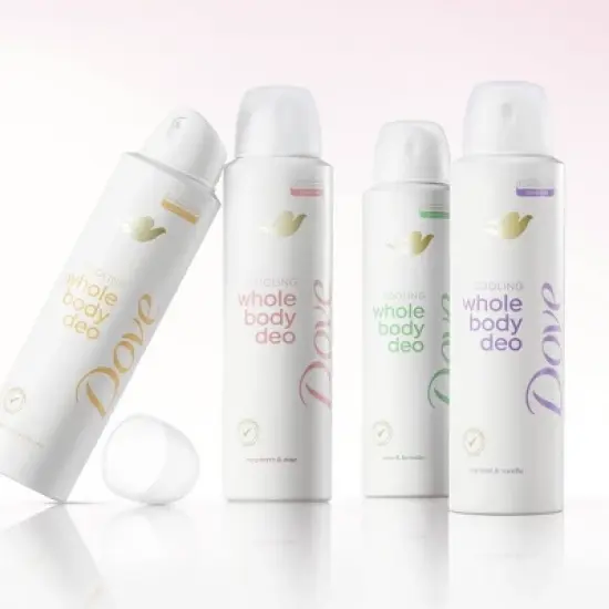 Dove Beauty Whole Body Deodorant Spray Raspberry & Rose Cooling - Aluminum-Free 4oz image {7}