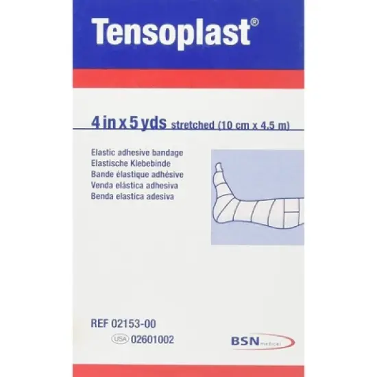 Tensoplast Elastic Adhesive Bandage 4" x 5 Yd Medium Compression 02601002 image {3}