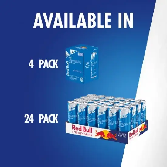 Red Bull Sea Blue Edition Energy Drink - 12 fl oz Can image {7}