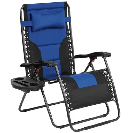 Yaheetech 29in Padded Outdoor Zero Gravity Chair image {9}