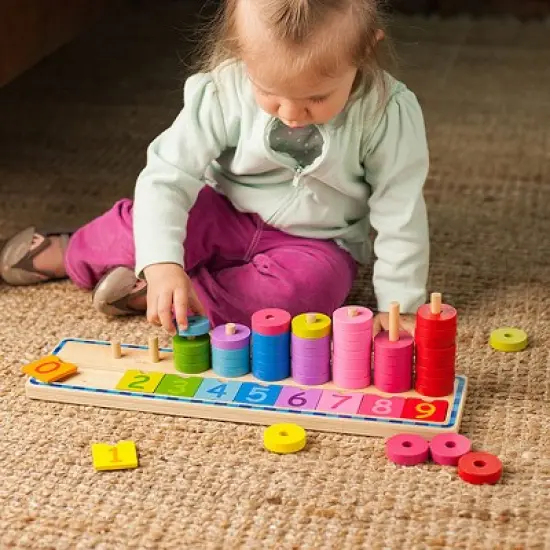  Fat Brain Toys Count and Sort Stacking Tower FB172-1 image {1}