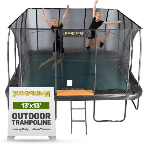 HomeStock 13' x 13' Heavy Duty Square Trampoline image {5}
