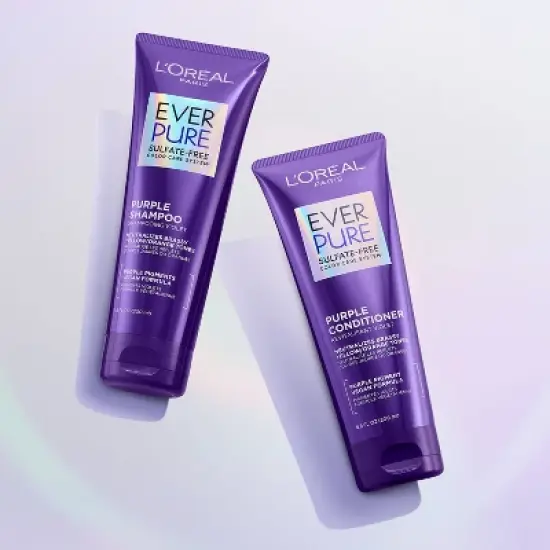 L'Oreal Paris EverPure Purple Shampoo & Conditioner Kit - 6.8 fl oz image {5}