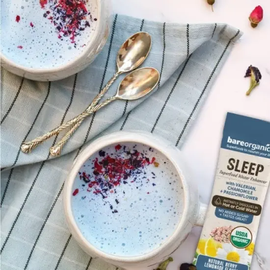 BareOrganics Vegan Superfood Water Enhancer Powder Packets - 12ct image {1}