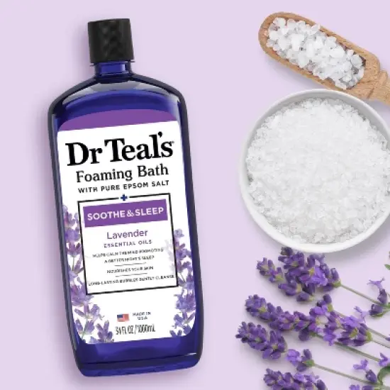 Dr Teal's Soothe & Sleep Lavender Foaming Bubble Bath - 34 fl oz image {2}