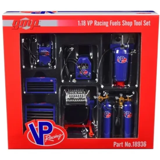 Garage Shop Tools #1 "VP Racing Fuels" Set of 6 pieces 1/18 Diecast Replica by GMP image {2}