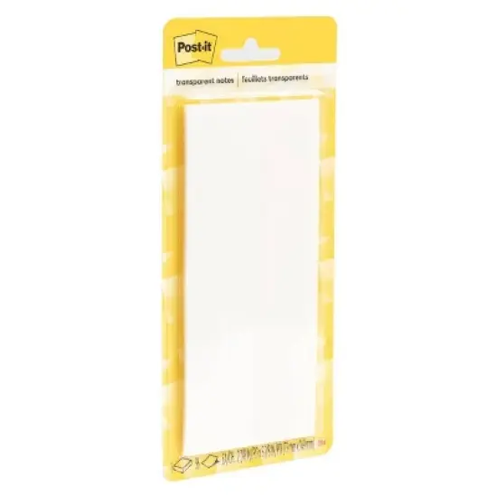 Post-it 3"x6" Transparent Sticky Notes 36 Sheets image {10}