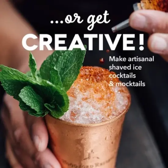 Dash Shaved Ice Maker: Aqua Blue Ice Shaver Machine, Slushie & Snow Cone Maker, Dishwasher-Safe Parts, 85W, 1-Year Warranty image {9}