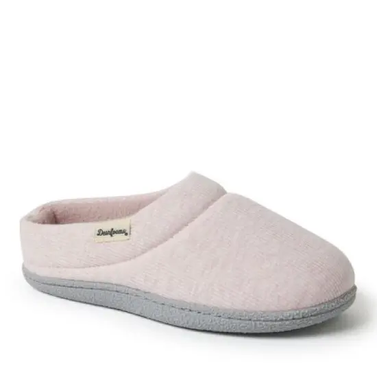 Dearfoams Women's Lacey Rib Knit Clog Slipper image {6}