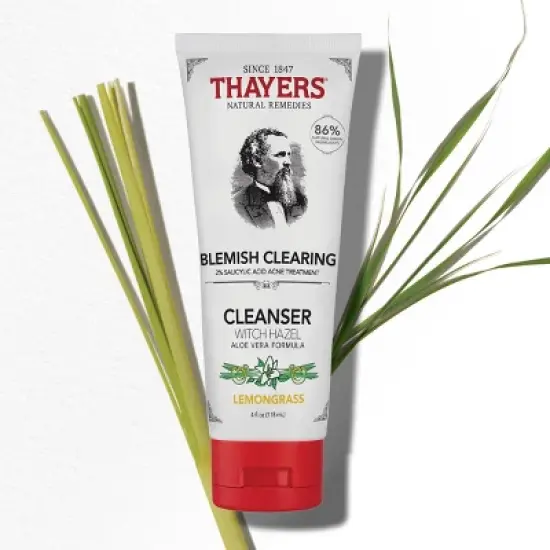 Thayers Natural Remedies Witch Hazel Lemon Blemish Clearing Cleanser - 4 fl oz image {1}