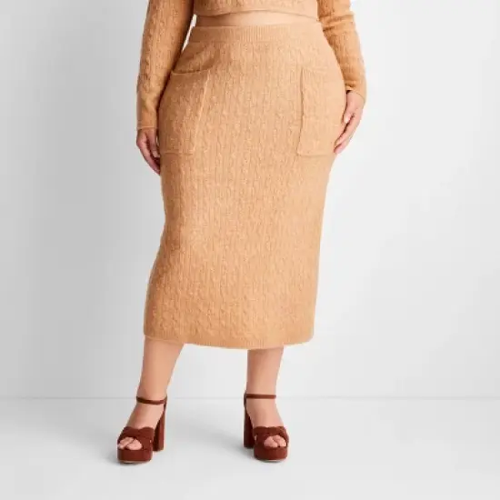 Women's High-Rise Midi Sweater Skirt - Future Collective&trade; with Reese Blutstein image {5}