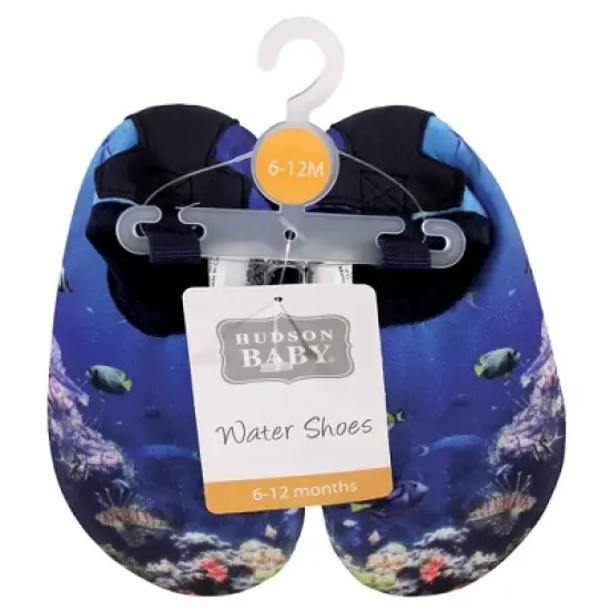 Hudson Baby Infant and Toddler Water Shoes for Sports, Yoga, Beach and Outdoors, Coral Reef image {1}