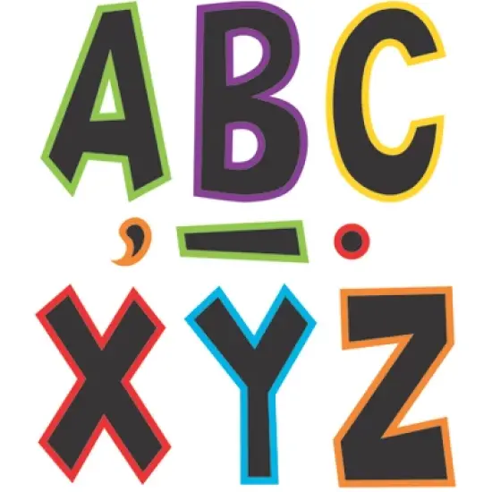 Teacher Created Resources&reg; Electric Bright 7" Fun Font Letters image {1}