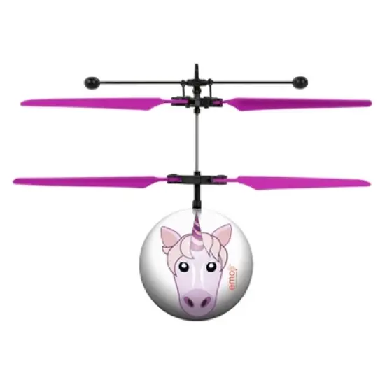 Unicorn Emoji IR UFO Ball Helicopter image {2}