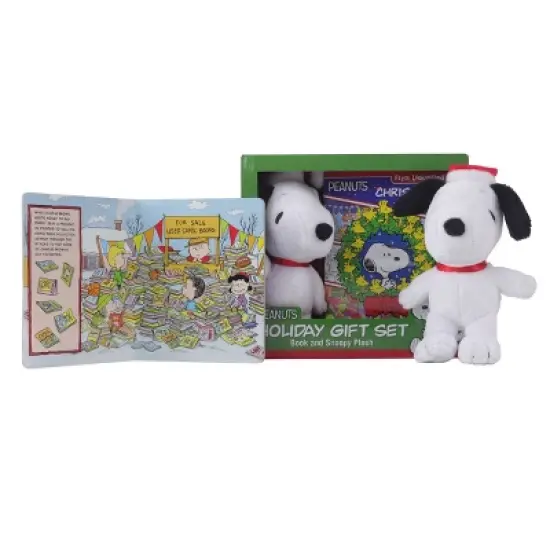 Peanuts: Christmas Is Here! Holiday Gift Set Book and Snoopy Plush - by  Pi Kids (Mixed Media Product) image {1}