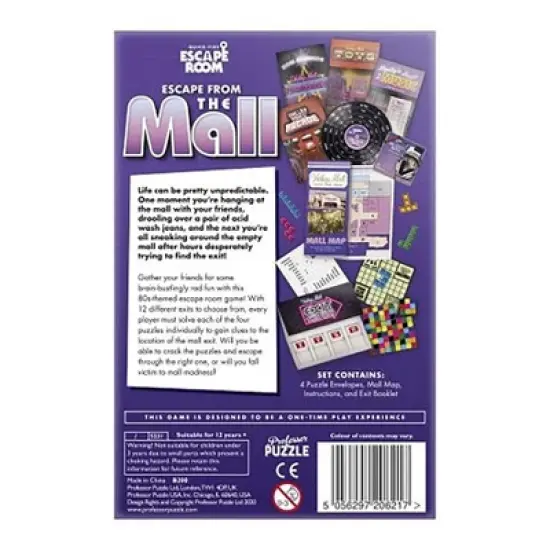 Professor Puzzle USA, Inc. Escape from the Mall Escape Room Game image {2}