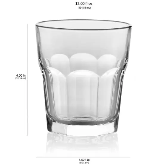 Libbey Gibraltar Rocks Glasses, 12 ounce, Set of 12 image {4}