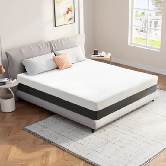 Twolike 8 Inch Comfort Memory Foam Mattress with Breathable & Removable Cover, without Fiberglass for Safer Sleep image {3}