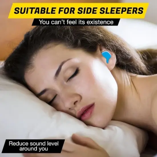 Quality Plugs12 Pairs Soft Moldable Silicone Ear Plugs In 2 Convenient Travel Storage Boxes Concerts Construction Noise Cancelling Reduction 27dB image {3}