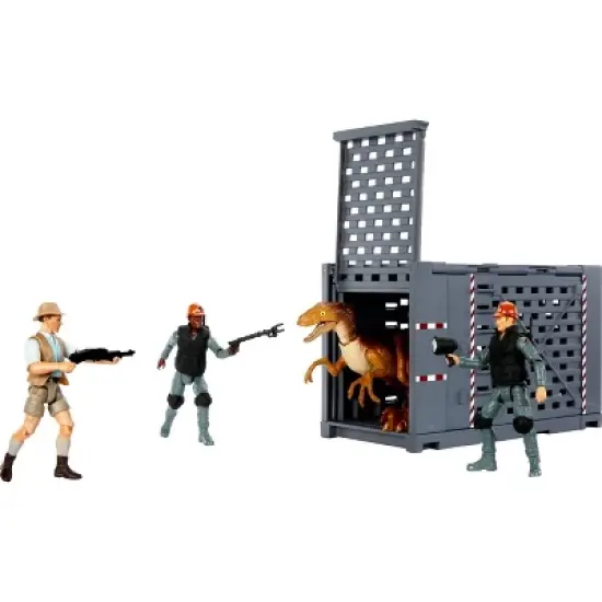 Jurassic World Legacy Velociraptor Containment Chaos Action Figure Playset image {5}