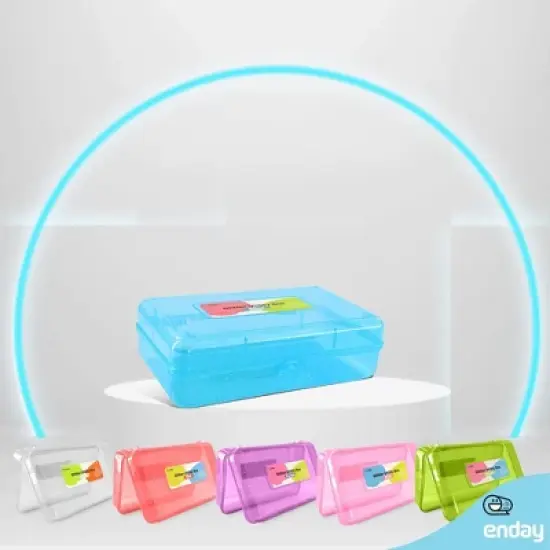 Enday Glitter Pencil Box image {3}