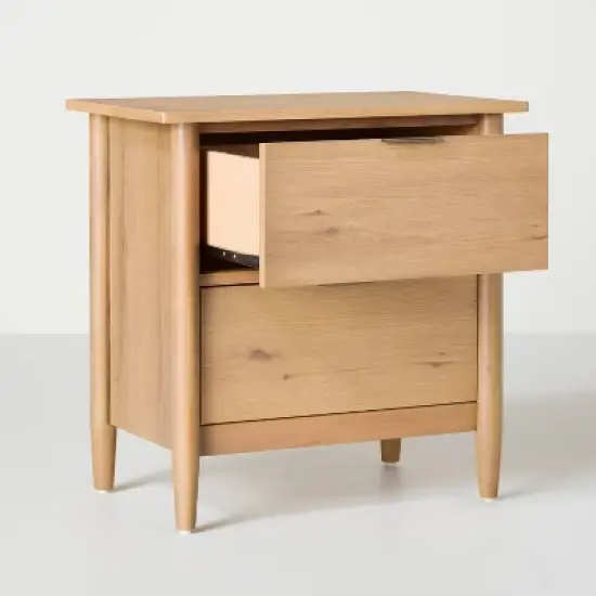 2-Drawer Wood Nightstand - Hearth & Hand&trade; with Magnolia image {3}