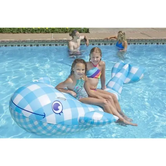 Poolmaster Willy The Whale Swimming Pool Float Rider image {6}