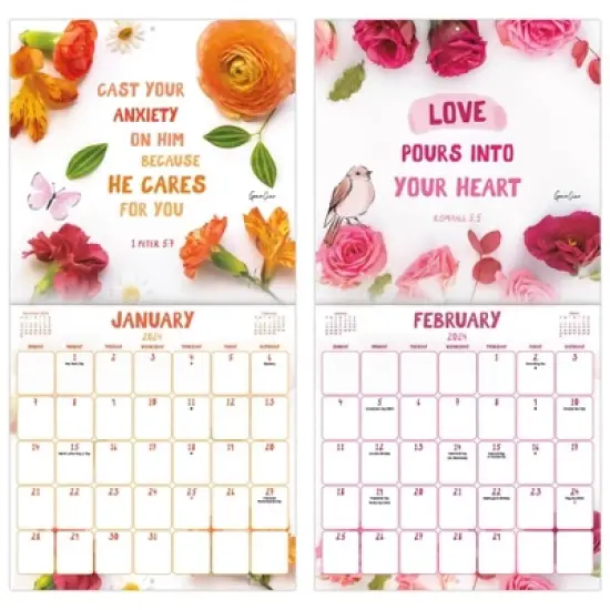 Trends International Inc. 2023-24 Wall Calendar 12"x12" Faith by Grace Ciao image {5}