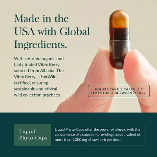 Gaia Herbs Menopause Support Daytime - Helps Maintain Healthy Hormone Balance and Well-Being for Women - 60 Vegan Liquid Phyto-Capsules image {3}