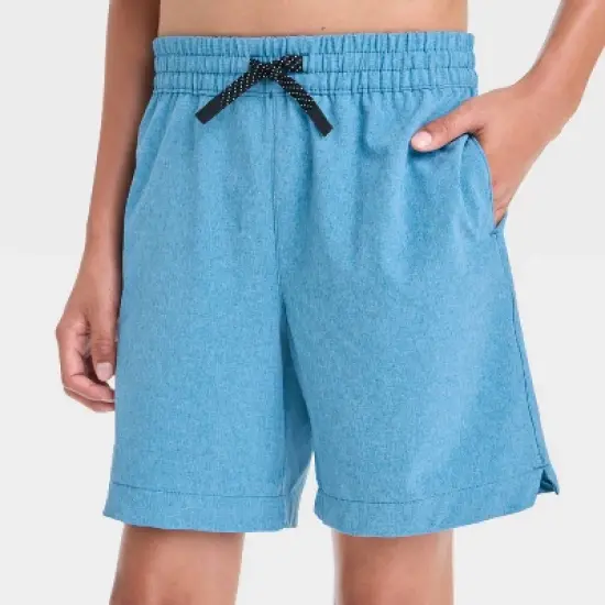 Boys' Solid Hybrid Swim Shorts - art class&trade; image {2}