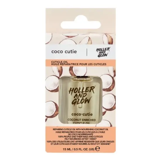 Holler and Glow Coco Cutie Coconut Enriched Cuticle Oil - 0.5 fl oz image {6}