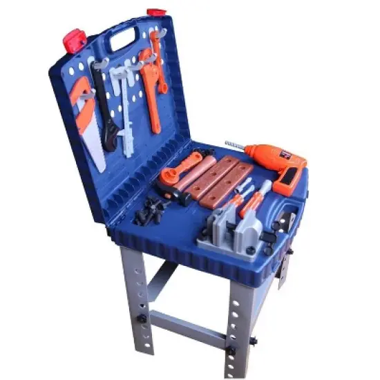 Link Ready! Set! Play!16" Pretend Play Tool Set Workbench For Kids image {3}