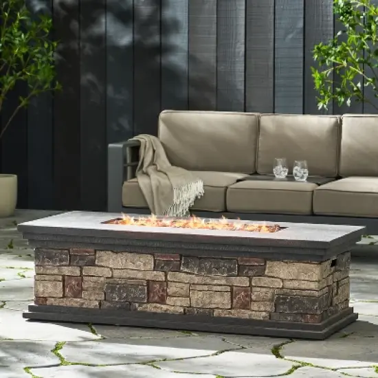 RECTANGLE MGO FIRE PIT - 50 000 BTU image {3}