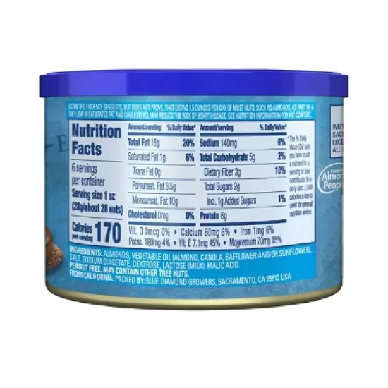 Blue Diamond Salt & Vinegar Almonds - 6oz image {1}