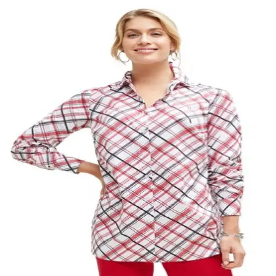 Jessica London Women&rsquo;s Plus Size Poplin Tunic image {14}