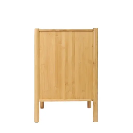 Aash  2 Drawers Environmentally Friendly Pale Yellow Finish Accent Nightstand With Storage- The Pop Maison image {4}