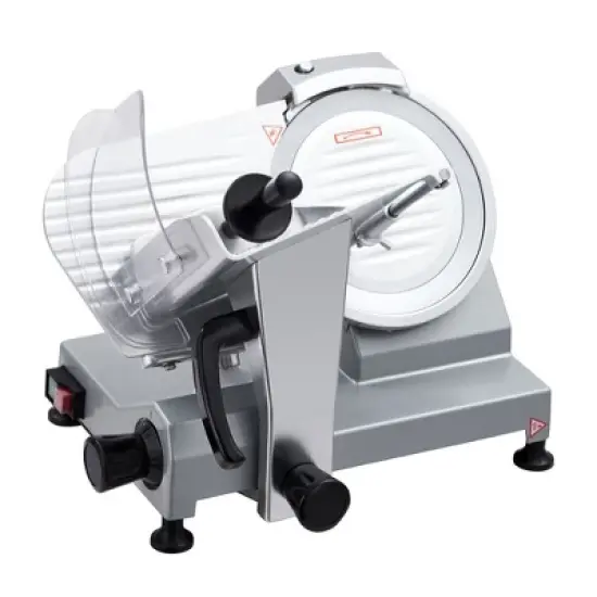 Commercial 10" Electric Meat Slicer Blade Food Slicer Cutter 240W With Child Lock Protection image {6}