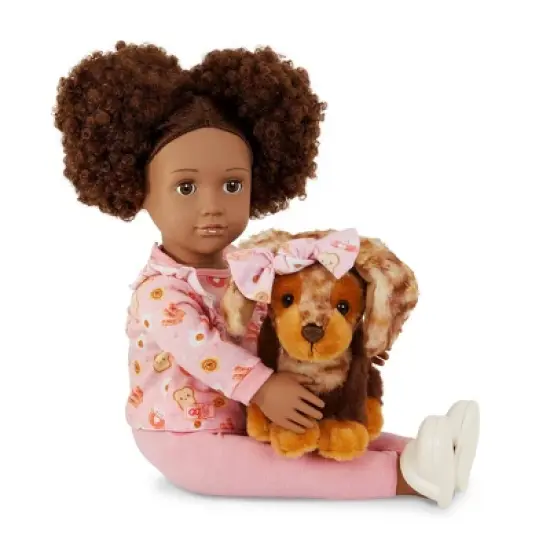 Our Generation Camryn & Coco 18" Matching Doll & Pet Set image {3}