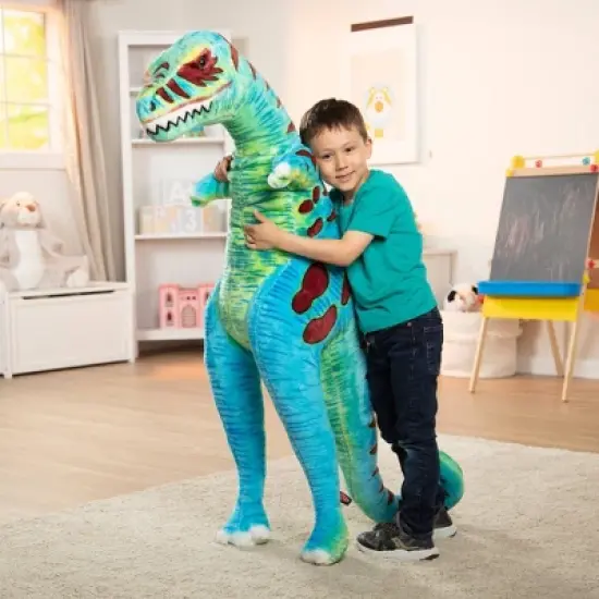 Melissa & Doug Jumbo T-Rex Dinosaur - Lifelike Stuffed Animal (over 4 feet tall) image {4}