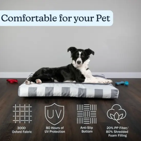 PETMAKER 36in Water-Resistant Dog Bed image {2}